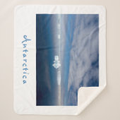 南極の風景の浮氷の写真と文字 シェルパブランケット (正面)