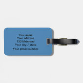 南極の風景の浮氷の写真と文字 ラゲッジタグ (裏面横)