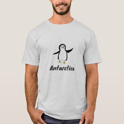 南極はペンギンの南極だ Tシャツ (正面)