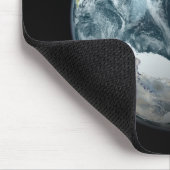 南極を強調する地球の全景 マウスパッド (コーナー)