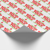 南極を訪問して下さい -- 休日のユーモア ラッピングペーパー (角)