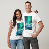 南極オーロラボレアリスパノラ実在ノラミックホライゾン Tシャツ (ユニセックス)