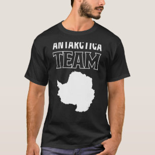 南極チーム大陸遠征南極Ex Tシャツ