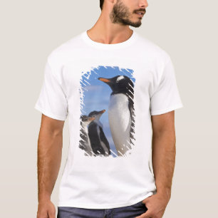 南極ネココーブ（ハーバー）。Gentooペンギン2 Tシャツ