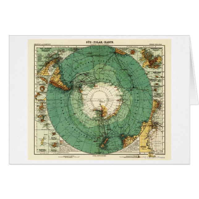 南極パノラママップ南極 (正面横)