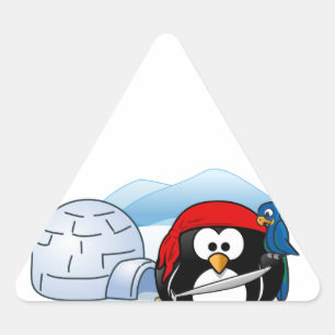 南極ピタペンギン 三角形シール