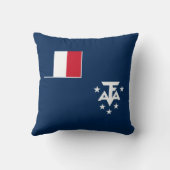 南極フランスの陸地 クッション (裏面)