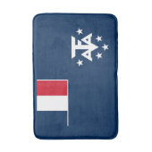 南極フランスの陸地 バスマット (正面縦)