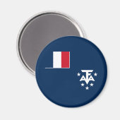 南極フランスの陸地 マグネット (正面/裏面)