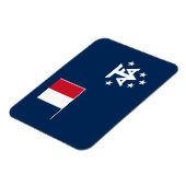 南極フランスの陸地 マグネット (左側)