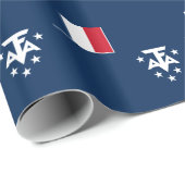 南極フランスの陸地 ラッピングペーパー (ロールコーナー)