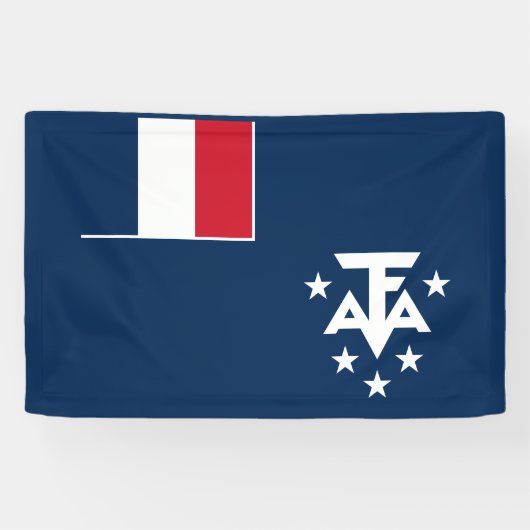 南極フランスの陸地 横断幕 (横)