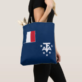 南極フランス領 トートバッグ (クローズアップ)
