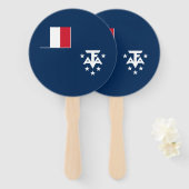 南極フランス領 ハンドファン (正面&裏面)