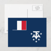 南極フランス領 ポストカード (正面/裏面)
