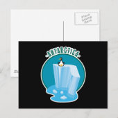 南極ペンギンデザイン ポストカード (正面/裏面)