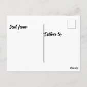 南極ペンギン ポストカード (裏面)