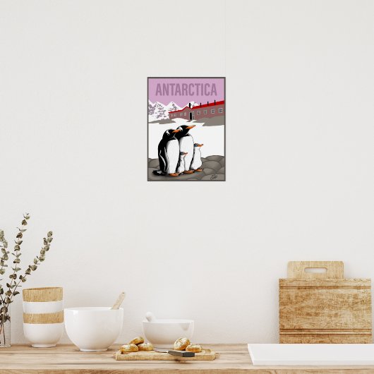 南極ポスター ポスター (キッチン)