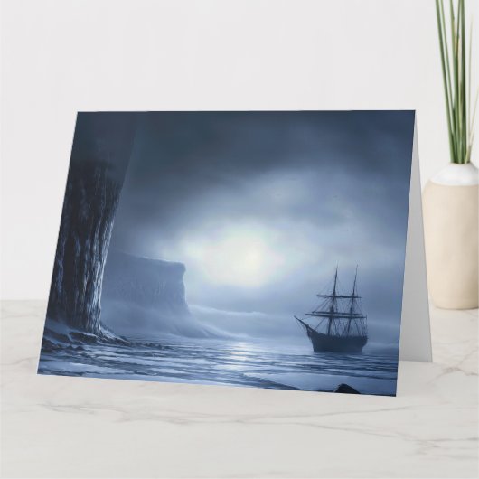 南極ムーンライトビニールカード カード (正面)