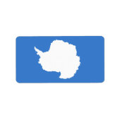 南極ラベル国旗 ラベル (正面)