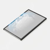 南極上空でシミュレートされた雲を示す全地球 ポストイット (アングル)