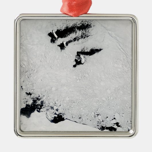南極付近のバレニー諸島 メタルオーナメント (正面)