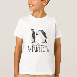 南極凍ってい大陸 Tシャツ