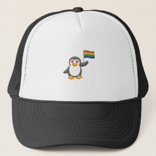 南極動物ゲイプライドレインボーペンギンLGBT キャップ