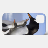 南極半島 ネコ湾 ジェンツーペンギン Case-Mate iPhoneケース (裏面 (横))