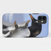 南極半島 ネコ湾 ジェンツーペンギン Case-Mate iPhoneケース (裏面(横))