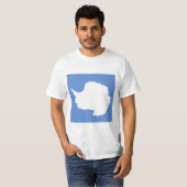 南極国旗の紋章 Tシャツ (正面フル)