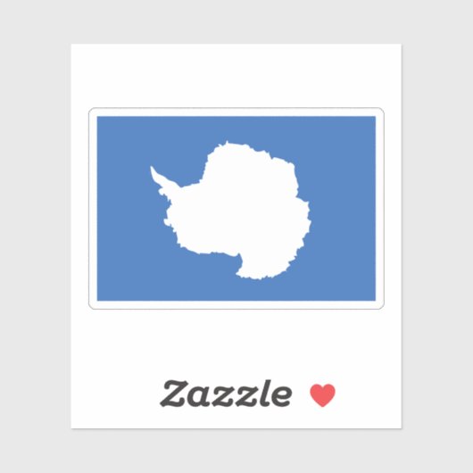 南極国旗 シール (シート)