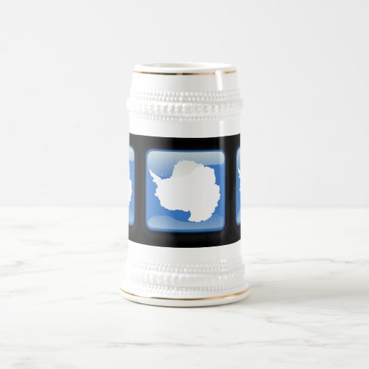 南極国旗 ビールジョッキ (中央)