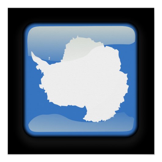 南極国旗 ポスター (正面)