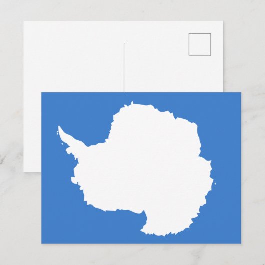 南極国旗 ポストカード (正面/裏面)