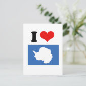 南極国旗 ポストカード (スタンド正面)