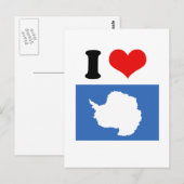 南極国旗 ポストカード (正面/裏面)