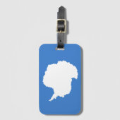 南極国旗 ラゲッジタグ (正面縦)