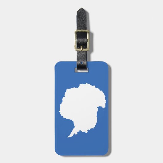 南極国旗 ラゲッジタグ (正面縦)