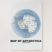 南極地図(地理学) ジグソーパズル (縦)