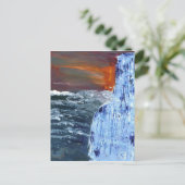 南極夢みる人の郵便はがき ポストカード (スタンド正面)