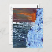 南極夢みる人の郵便はがき ポストカード (正面/裏面)