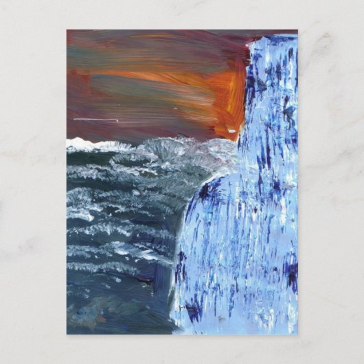 南極夢みる人の郵便はがき ポストカード (正面)