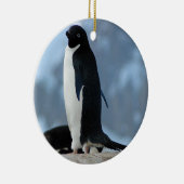南極大陸のオーナメントのペンギン セラミックオーナメント (右)