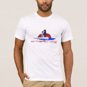 南極大陸のクールなTシャツのデザイン Tシャツ (正面)