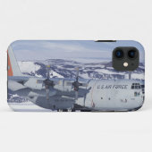 南極大陸のロスの島、McMurdoの場所、C-130 Case-Mate iPhoneケース (裏面(横))