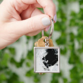 南極大陸のロス海のB-15J氷山 キーホルダー (手)