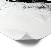 南極大陸のロス海のB-15J氷山 ポスター (角)