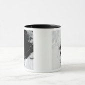 南極大陸のロス海のB-15J氷山 マグカップ (中央)