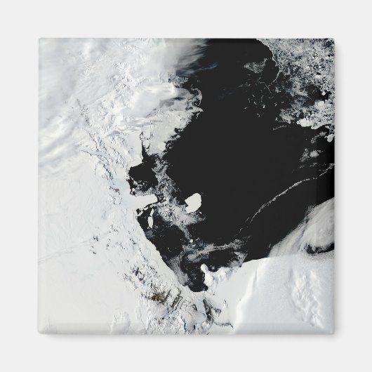 南極大陸のロス海のB-15J氷山 マグネット (正面)